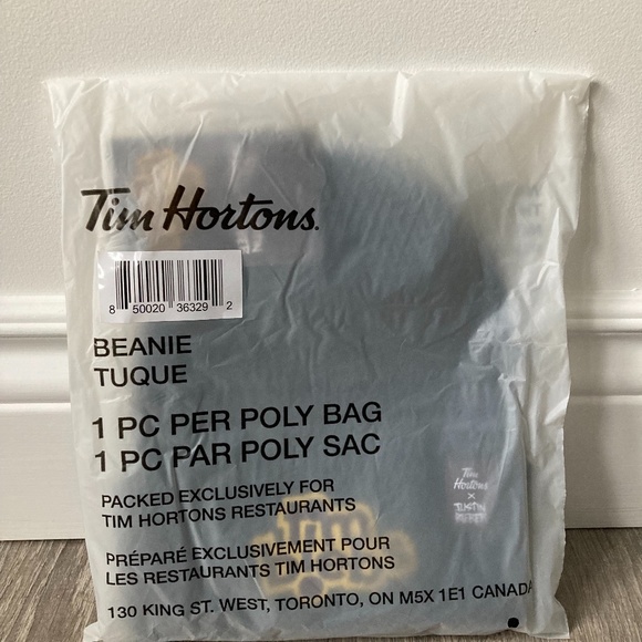 Justin Bieber x Tim Hortons Tuque Beanie Winter Hat - Picture 3 of 4